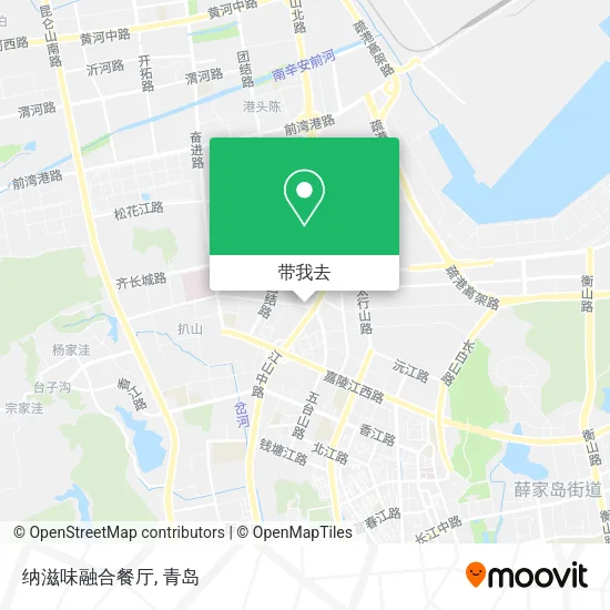 纳滋味融合餐厅地图