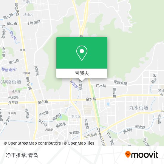 净丰推拿地图