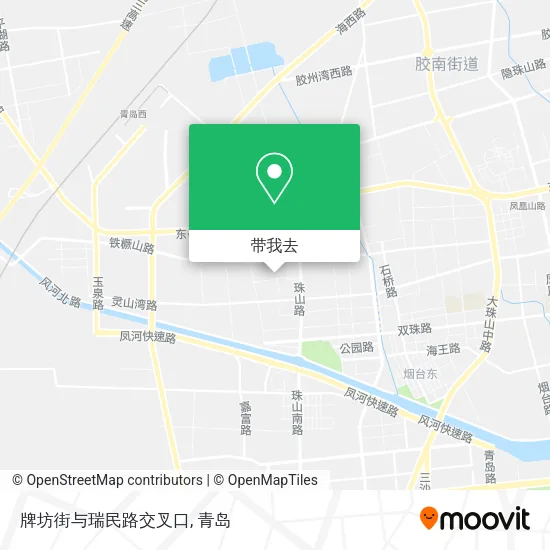 牌坊街与瑞民路交叉口地图