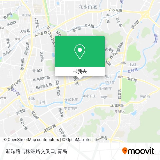 新瑞路与株洲路交叉口地图