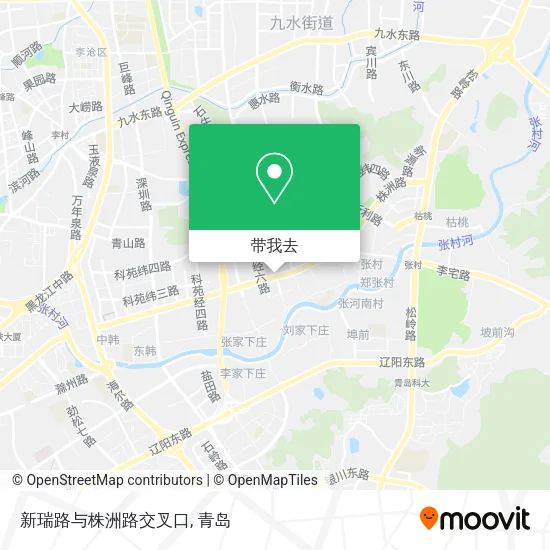 新瑞路与株洲路交叉口地图