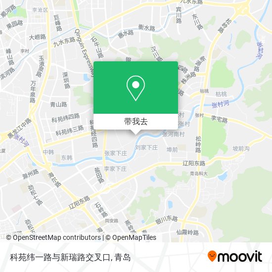 科苑纬一路与新瑞路交叉口地图