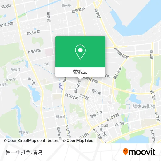 留一生推拿地图