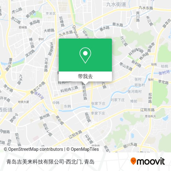 青岛吉美来科技有限公司-西北门地图