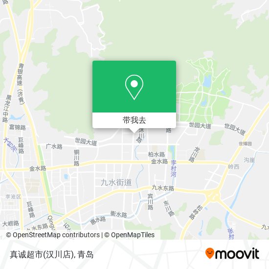 真诚超市(汉川店)地图