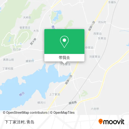下丁家洼村地图