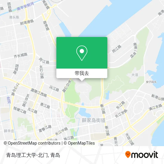 青岛理工大学-北门地图