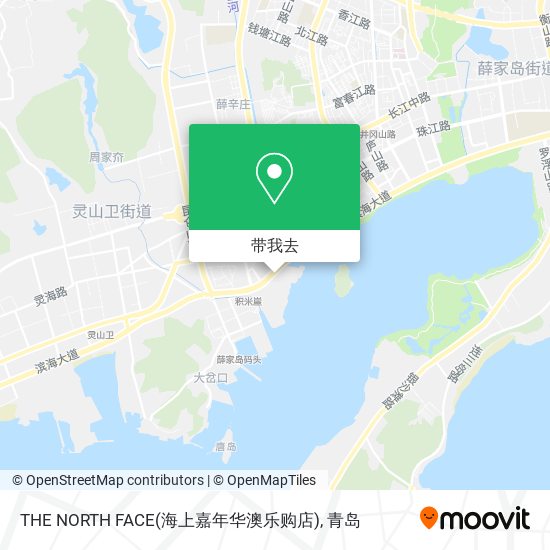 THE NORTH FACE(海上嘉年华澳乐购店)地图