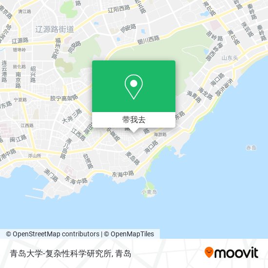 青岛大学-复杂性科学研究所地图