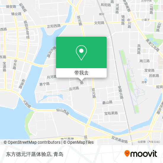 东方德元汗蒸体验店地图