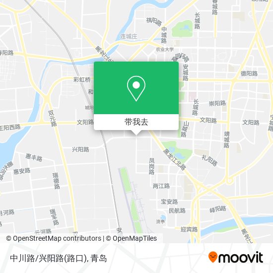 中川路/兴阳路(路口)地图