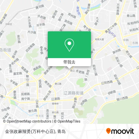 金张政麻辣烫(万科中心店)地图