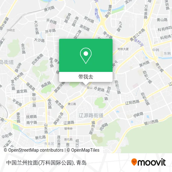 中国兰州拉面(万科国际公园)地图