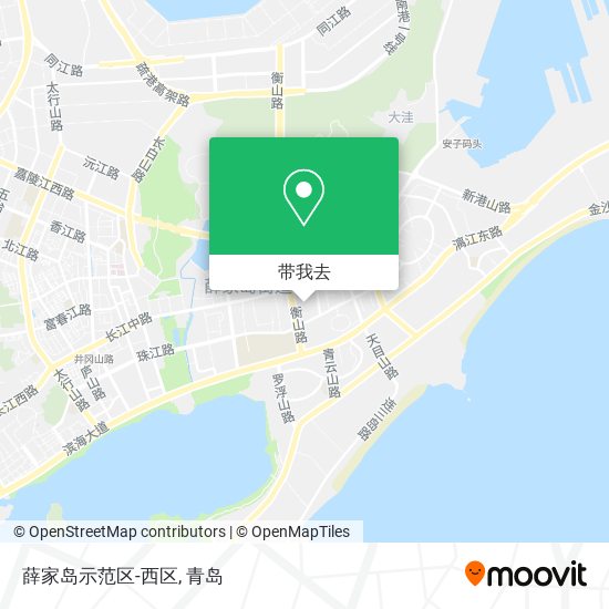 薛家岛示范区-西区地图