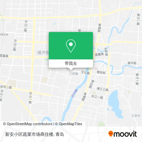 新安小区蔬菜市场商住楼地图