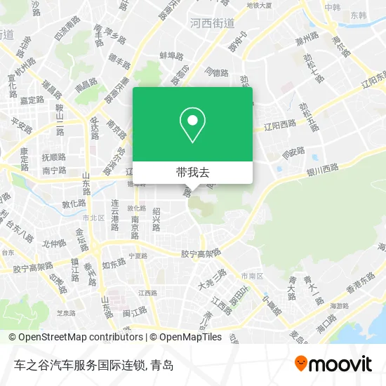 车之谷汽车服务国际连锁地图