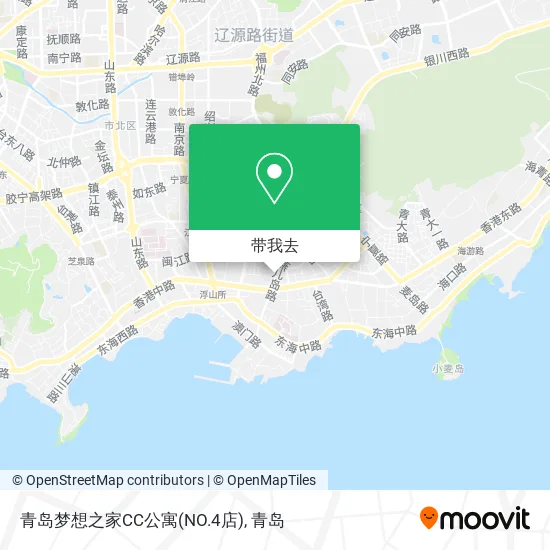 青岛梦想之家CC公寓(NO.4店)地图