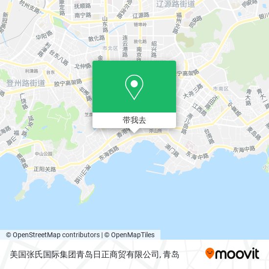 美国张氏国际集团青岛日正商贸有限公司地图