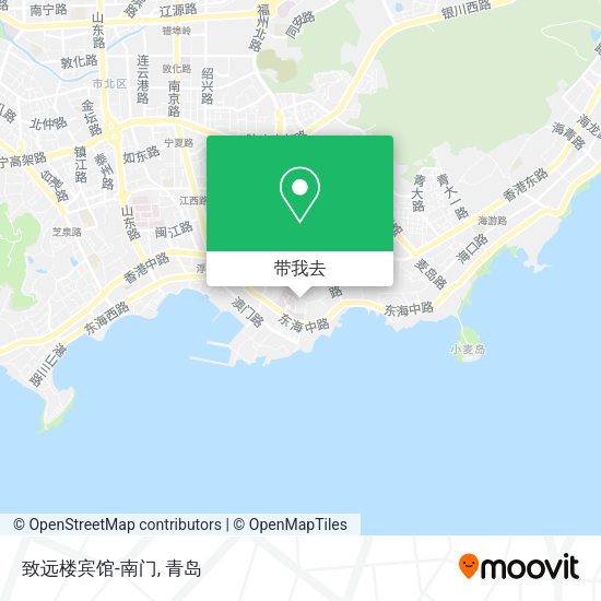 致远楼宾馆-南门地图