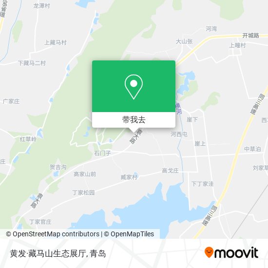 黄发·藏马山生态展厅地图