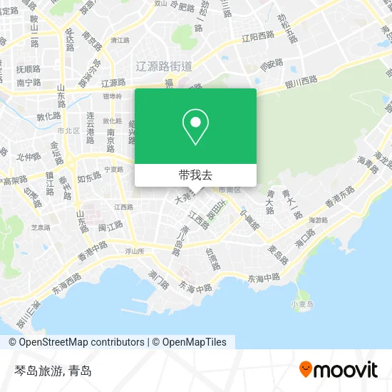 琴岛旅游地图