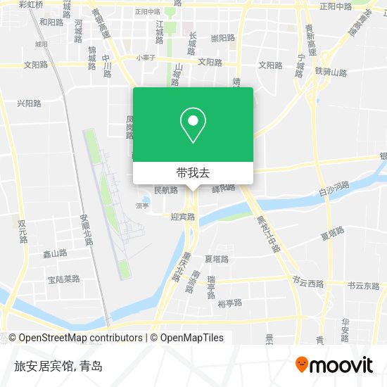 旅安居宾馆地图