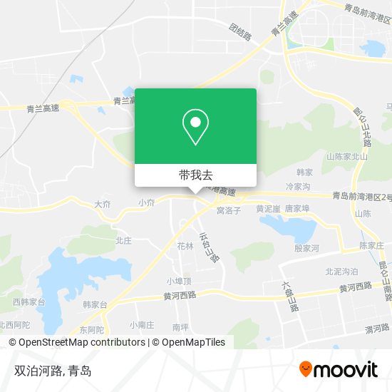 双泊河路地图