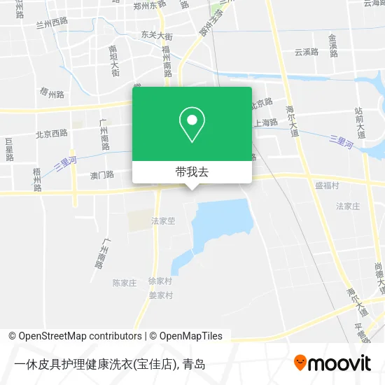 一休皮具护理健康洗衣(宝佳店)地图