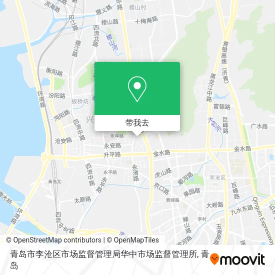 青岛市李沧区市场监督管理局华中市场监督管理所地图