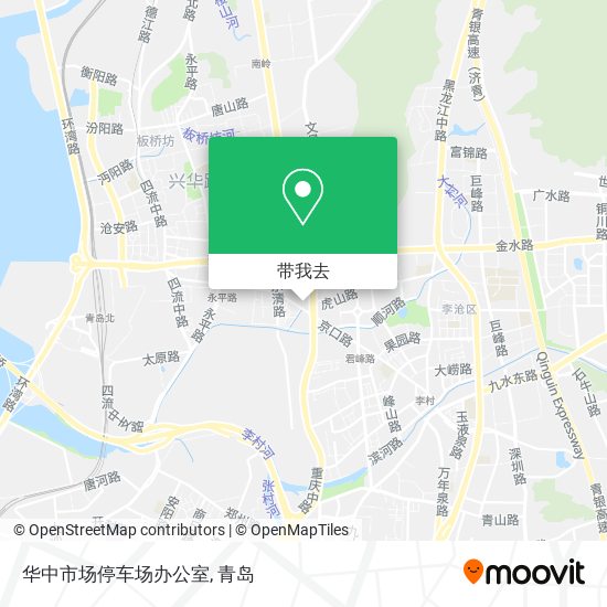 华中市场停车场办公室地图