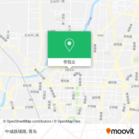 中城路辅路地图