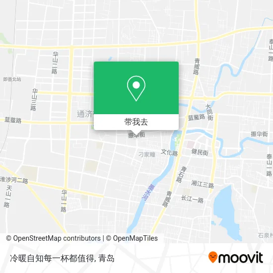 冷暖自知每一杯都值得地图