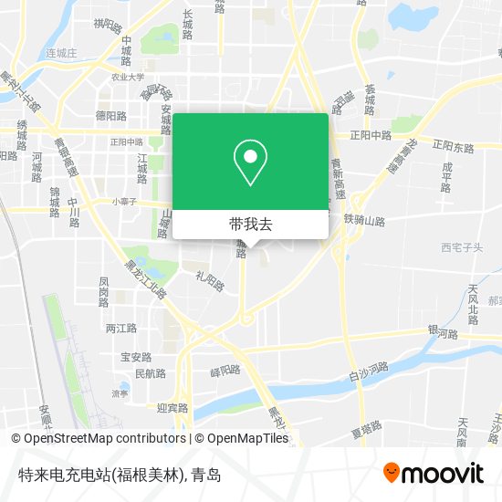 特来电充电站(福根美林)地图