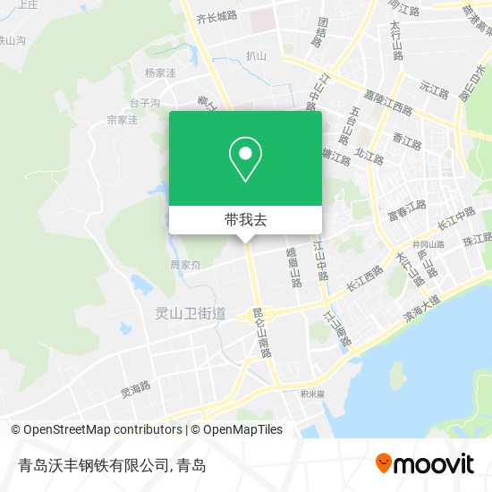 青岛沃丰钢铁有限公司地图