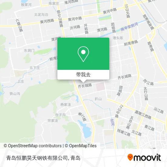 青岛恒鹏昊天钢铁有限公司地图