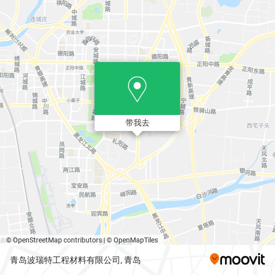 青岛波瑞特工程材料有限公司地图