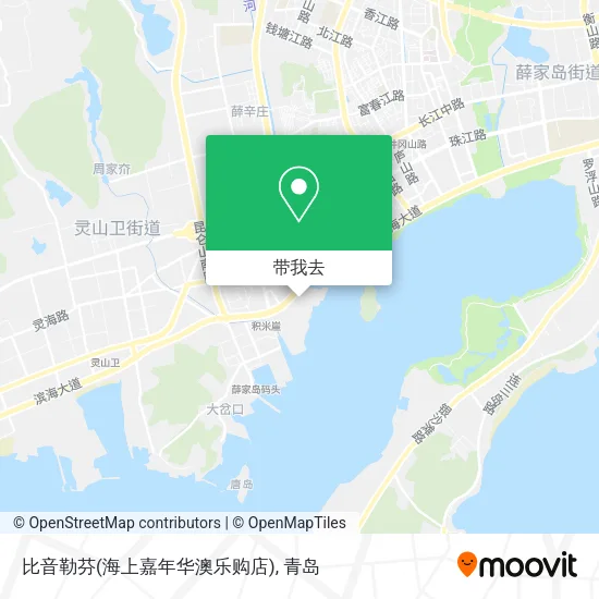 比音勒芬(海上嘉年华澳乐购店)地图