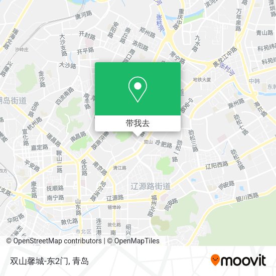 双山馨城-东2门地图