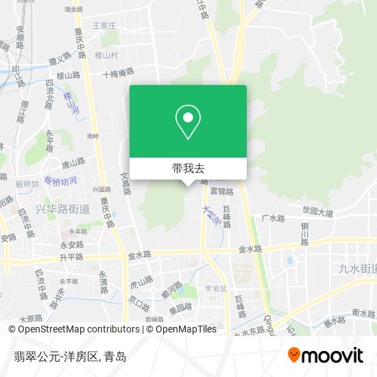 翡翠公元-洋房区地图