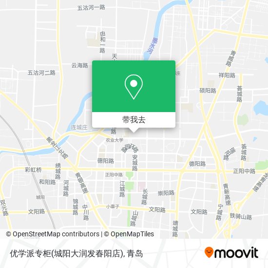 优学派专柜(城阳大润发春阳店)地图