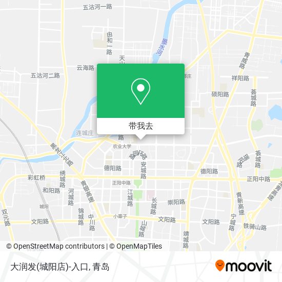 大润发(城阳店)-入口地图