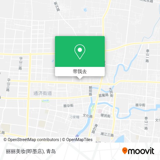 丽丽美妆(即墨店)地图