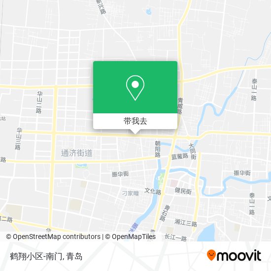 鹤翔小区-南门地图
