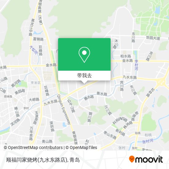 顺福闫家烧烤(九水东路店)地图