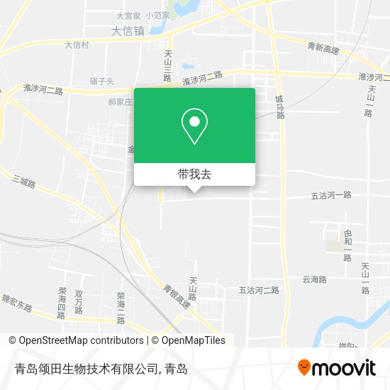 青岛颂田生物技术有限公司地图