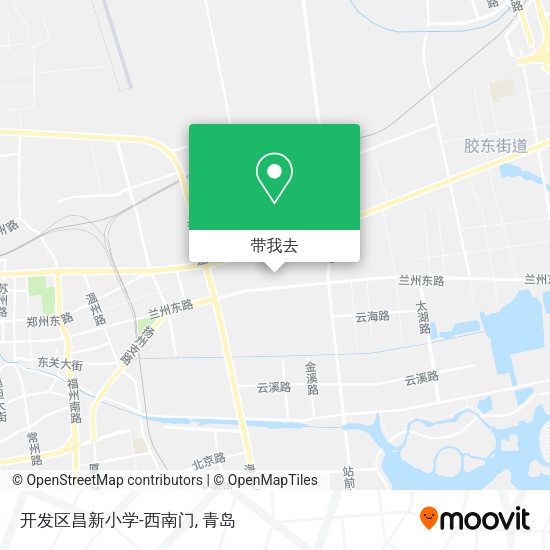 开发区昌新小学-西南门地图