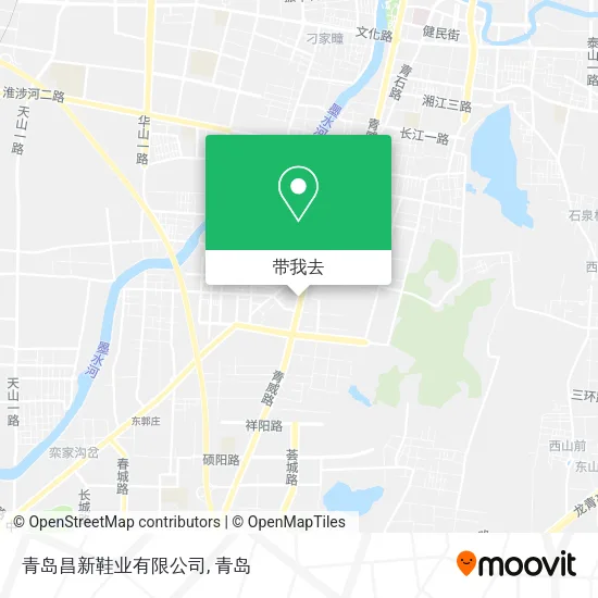 青岛昌新鞋业有限公司地图