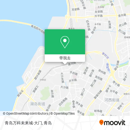 青岛万科未来城-大门地图