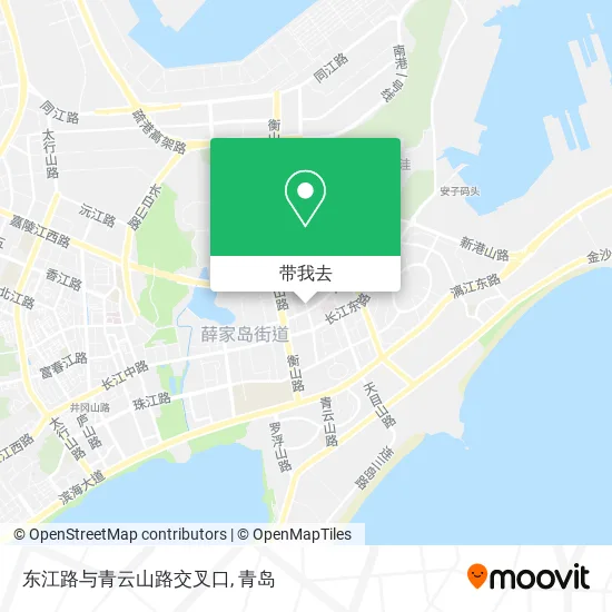 东江路与青云山路交叉口地图
