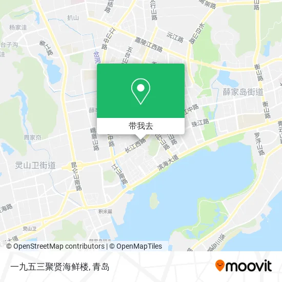 一九五三聚贤海鲜楼地图